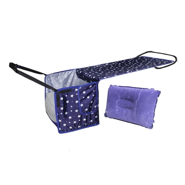 Reposapiés Hamaca Plegable Cama de Viaje Multiusos Funda de Asiento Reposapiés de Viaje Alta Resistencia, para Trenes Avión, Vuelos Autobús Tren de Macarena Hamaca reposapiés