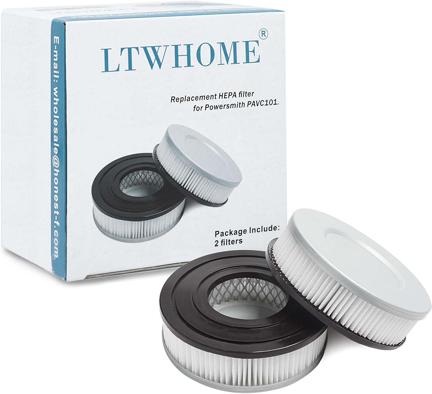 LTWHOME Replacement Ash Vacuum Motor Filter Fit for Powersmith PAVC101