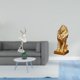 thumbnail image 2 of Figura de escritorio de bailarina, estatua de león, adorno de resina, escultura de arte moderno, ideal para la oficina, el hogar, la decoración de est, 2 of 8