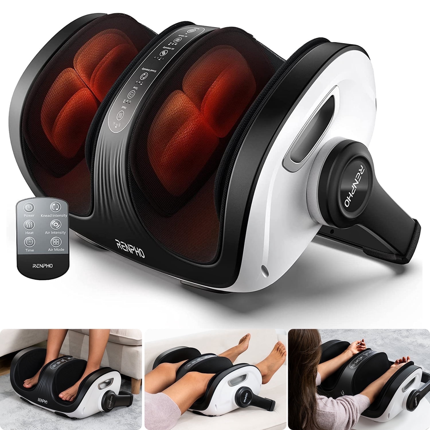Sharper Image Warming Vibrating Foot Massager, Heat Therapy for Sore & Achy  Feet - Walmart.com