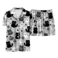 thumbnail image 6 of 8-9 Years Tween Halloween Pajama Set Long Sleeve Pants Sleepwear Outfits Pajamas Set For Girls Girls Matching Pajama Sets With Prints, 6 of 6