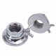 thumbnail image 2 of Barbell Lock Ring Dumbbell Hexagonal Nut Cap For Weight Training Fitness Exercise (silver) (4pcs), 2 of 2
