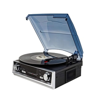 Studebaker SB6052 Wooden Turntable with AM/FM Radio & Cassette