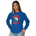 thumbnail image 4 of Retro Sassy Smurfette Love Corp Women's Graphic T Shirt Tees Brisco Brands S, 4 of 5