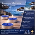 thumbnail image 2 of VeZee Aqua Breeze Scented Tealight Candles, Aromatherapy for Spa & Yoga, 120 Ct, 2 of 5