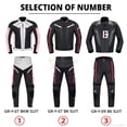 thumbnail image 3 of Chaqueta de Motocross para hombre, equipo de protección, impermeable, a prueba de frío, color negro, M-5XL, 3 of 5