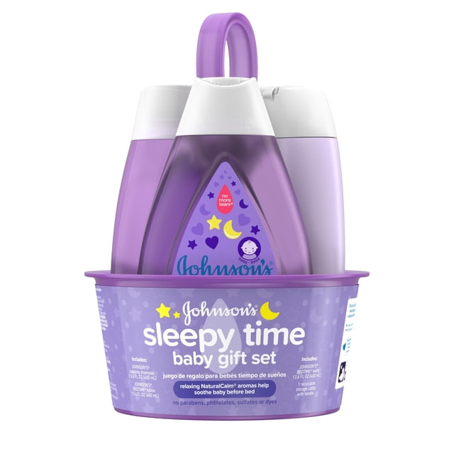 Set de regalo para bebés Johnson's Sleepy Time Bedtime con 4 artículos
