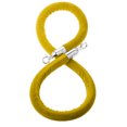 thumbnail image 3 of 1.5m Velvet Rope Crowd Control Stanchion Post Velvet Rope Queue Rope Queue Line Barrier Yellow, 3 of 9