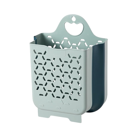 Uxgjfwu Wall Mounted Laundry Hamper Foldable Dirty Clothes Basket, Space Saving Storage Organizer for Bathroom Bedroom Closet Home (Includes Packaging Fee)