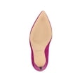 thumbnail image 4 of NINE WEST Womens Pink Ruched Padded Jenn Pointed Toe Stiletto Leather Dress Booties 6 M, 4 of 4