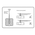 thumbnail image 3 of WEUVEB De Pared Moderno Acrílico Negro Con Números Árabes Y Superficie Para Ambientes Silenciosos, 3 of 8