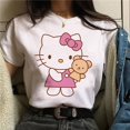 thumbnail image 1 of Camiseta de Manga Y2k de Anime japonés Hello Kitty para mujer, novedad de 2024, 1 of 5