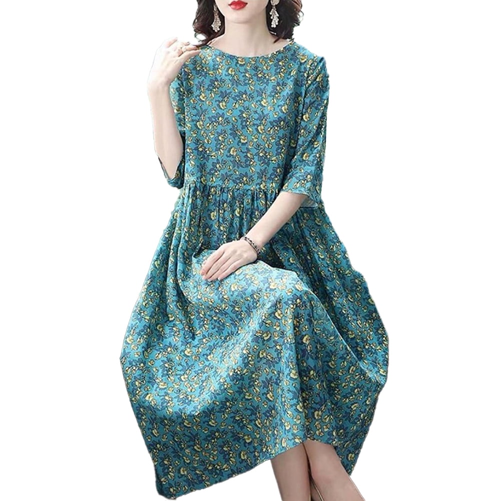 summer dresses with elbow sleeves