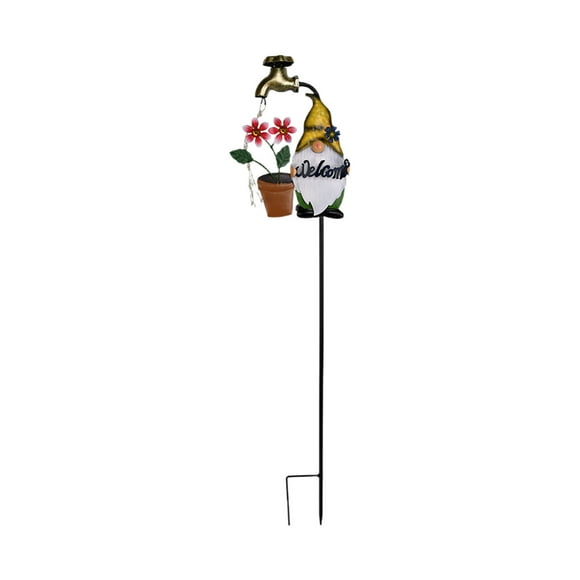 Yellow Solar Powered Outdoor Garden Light With Led Bulbs For Christmas Decoration Courtyard Landscapes Weatherproof Easy Installation 1Pc