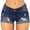 Dark Blue, variant on AJGRHE Women Ripped Jean Shorts Stretchy Distressed Denim Shorts with Pockets Women's Ripped High Waisted Denim Shorts Stretchy Jean Light Blue XXXL