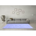 thumbnail image 3 of Ahgly Company Machine Washable Indoor Rectangle Oriental Blue Traditional Area Rugs, 7' x 10', 3 of 4