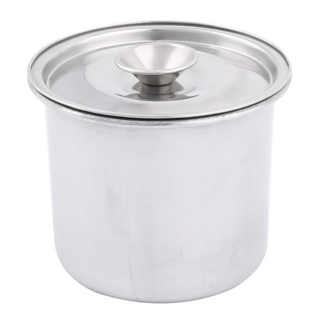 Unique Bargains Kitchen Stainless Steel Food Soup Salad Egg Container 10cm Diameter Mixing