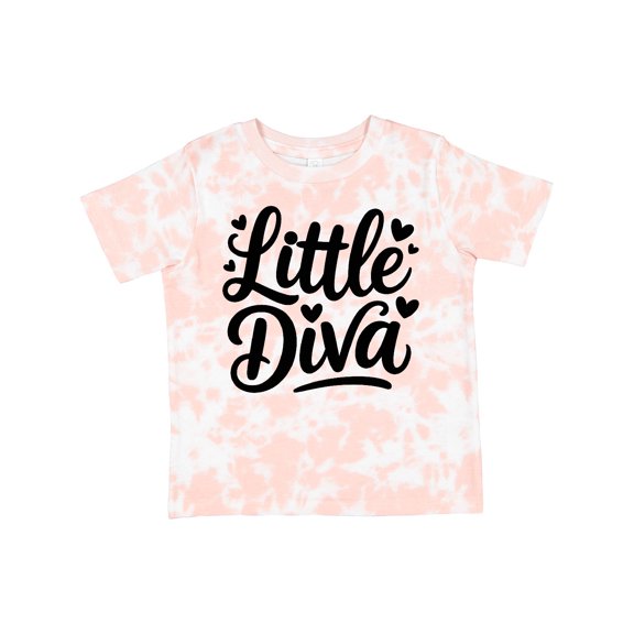 Inktastic Little Diva Cute Heart Design Girls Toddler T-Shirt