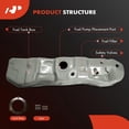 thumbnail image 2 of A-Premium Fuel Tank with O Ring Compatible with Ford F-150 1997-1998, F-250 1998, 4.2L 4.6L 5.4L, Gas, Replace# BW1Z9002A, 2 of 8