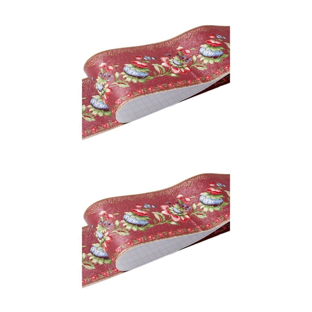 Cateissary Papel tapiz impermeable para decoración para sala de estar, palo de esquina de pared con borde de PVC adhesivo estable y confiable Type2 NO2