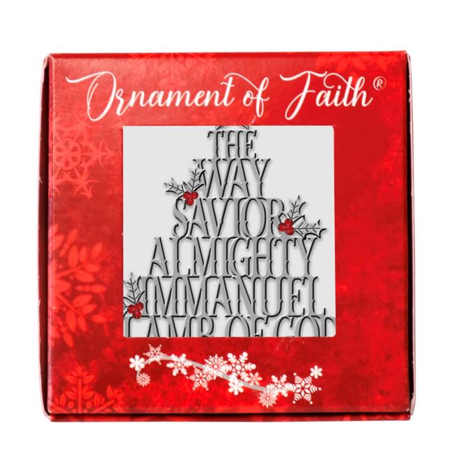 Christ To All 231345 Names of Jesus of Faith Ornament