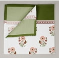 thumbnail image 4 of Vargottam Luxury Collection Dinner Table Linen Dcor Cotton Napkin Printed Fabric Reusable Napkins Set Of 4, 20 X 20 - Asian Block, 4 of 6