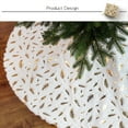 thumbnail image 6 of Zatoumnr Christmas Tree Skirt with Sequin, 90cm Base Cover Mat for Holiday Ornaments and Home Party Decor Christmas Holiday Gifts Decorations Party Holiday Supplies, 6 of 7