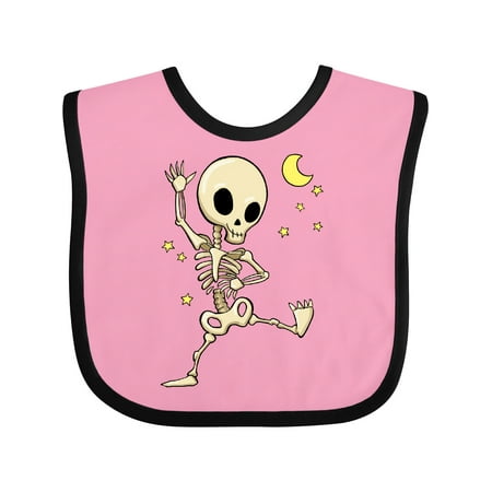 

Inktastic Cute Dancing Skeleton Gift Baby Boy or Baby Girl Bib