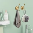 thumbnail image 6 of Hovmgk Stainless Steel Suction Cup Hook, No Punching Wall Hook for Bathroom & Kitchen, 3-Storage Hooks, Holds 22 Pounds Max Weight, Ideal for Towels & Clothes, Black/White, Easy Install, 6 of 6