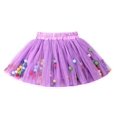 thumbnail image 7 of StylesILove Toddler Girls Multicolored Pom Poms Triple Layered Tutu Skirt, 7 of 7