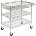 thumbnail image 3 of LUXOR LICWT2918 Large Wire Tub Cart - Three Shelves, 3 of 3