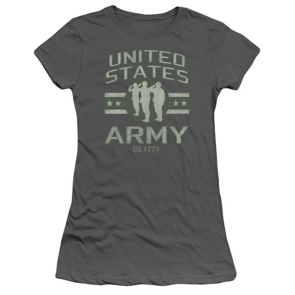 Army - United States Army - Juniors Teen Girls Cap Sleeve Shirt - Medium