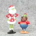 thumbnail image 4 of The Grinch Mini Figura Modelo Muñecas, Monstruo De Pelo Verde, Decoración De Juguete, Regalo De Navidad, 12 Piezas, Juego, 4 of 5