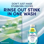 Downy Rinse Out Odor Laundry Rinse, Tackles Tough Odors and Refreshes, Cool Cotton Scent, 62 fl oz