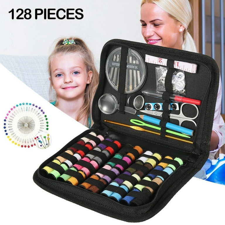 Meidong Sewing Kit for Home, Travel & Emergencies - Filled with Quality Notions Scissor & Thread - Great Gift