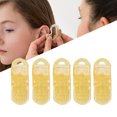 thumbnail image 1 of Sound Aid Lanyard Clip, Sound  Holder Clip Transparent Yellow Safe 10pcs Replacement  For Office For Elderly, 1 of 8
