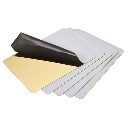 

Uxcell 66x45x0.4mm 201 Stainless Steel Polishing Blank Metal Card Gold Tone 15 Pack