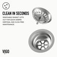 thumbnail image 6 of VIGO Stainless Steel Kitchen Sink Strainer, 6 of 7