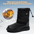 thumbnail image 3 of Womens Snow Boots Waterproof Anti-Slip Winter Boots Outdoor Warm Fur Lined Short Boots Slip On Ankle Boots, 3 of 7