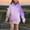 Purple, variant on SERTG Kids Winter Top Gradient Glitter Casual Printed Hoodie Long Sleeves with Pockets Hoodie Top for Children 3-14 Years(Blue,3-4 Years)