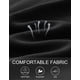 thumbnail image 4 of Pantalones de lino Libin para hombre, casual, playa, color negro, talla S, 4 of 6