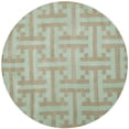 thumbnail image 4 of SAFAVIEH Soho Darden Geometric Wool Area Rug, Light Blue/Multi, 5' x 8', 4 of 9