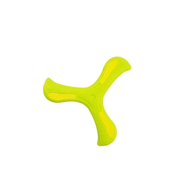 Vogacara Return Boomerang Sport Toy Training Prop Safety Lanzar juguetes de larga duración Suministros al aire libre Dulce regalo para niños Juguetes Verde
