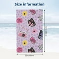 thumbnail image 4 of Butterfly Large Beach Towel - Plush Thick Cotton Pool Towel, Adult Beach Towels, 4 of 17