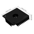 thumbnail image 3 of kurtrusly 3D Printer Extruder Heat Sink MK7 MK8 Extruder Copper Heat Radiator 3D Printer Accessory, Black, C type, 3 of 7