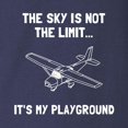 thumbnail image 3 of CafePress - Sky Playground Plane Long Sleeve T Shirt - Long Sleeve Dark T-Shirt, 3 of 4