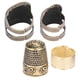 thumbnail image 5 of Dedal Trabajador, Dedal Práctico Ajustable, Costura Pequeña Resistente Para Bordado De Dedos, 5 of 7