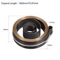 thumbnail image 3 of Unique Bargains Drill Press Spring, Quill Feed Return Coil Spring Assembly, Spring Steel Chemical Blackening Finish, 1800mm Expand Long,, 3 of 3