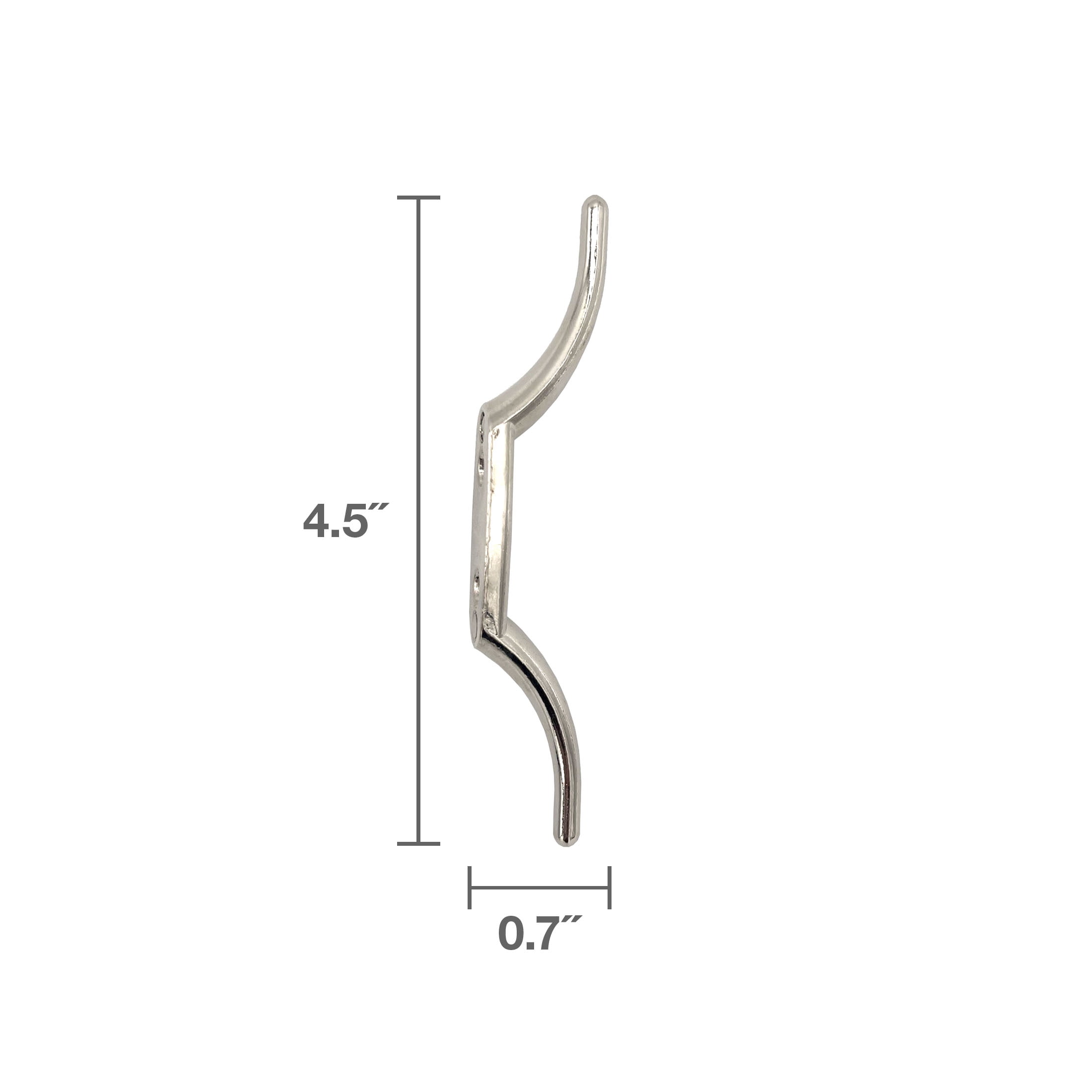 (2 pack) 4 1/2" Rope Cleat, Zinc, Peerless Chain Company, #4712538CL