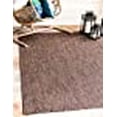 thumbnail image 3 of Unique Loom Solid Collection Casual Transitional Indoor and Outdoor Flatweave Area Rug, 8' x 11' 4", Light Brown/Brown, 3 of 10